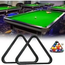 Chaoduo Shop 18CM 18CM Tarzı 1..lastik Bilardo Topu Bilardo Masası Üçgen Rack Oyun Ekipmanları (Yurt Dışından)