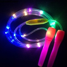 Chaoduo Shop Light Up Atlama Ipleri LED Atlama Rastgele Renk Çocuklar Çocuk Tek Aydınlık Vücut Egzersiz Fitness (Yurt Dışından)