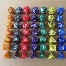 Chaoduo Shop No.6 Tarzı Et 6 Renkli Oyun Çok Taraflı Zar Oyunu Partiler Için Karışık Renkli Oynama Trpg Gamer Için Trpg Gamer Portable (Yurt Dışından)