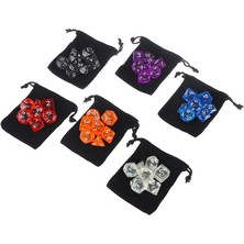 Chaoduo Shop Pp Tarzı Et Dnd Çokyüzlü Zar Seti Masa Oyunları Için Rpg Mtg D4 D6 D8 D10 D% D12 D20 Seçim Için 6 Renk (Yurt Dışından)