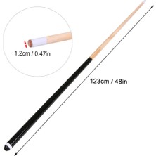 Chaoduo Shop Bir Stil Yazın Taco De Sinuca Snooker Cue 48IN Junior Kid Bilardo Mili 2 Parçalı Ahşap Havuz Bilardo Istakası Eğlence Snooker Bilardo Aracı (Yurt Dışından)