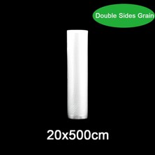 Yaci Shop S2-20X500CM Stili 1 Parça 500CMROLL Gıda Vakumlama Torbası Et Sebze Ambalaj Depolama Pe Plastik Koruyucu Çanta Mutfak Aksesuarları Taze Tutmak Bpa Içermez (Yurt Dışından)