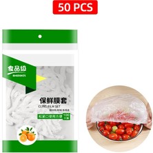 Yaci Shop 50 Adet Temel Stil Yeniden Kullanılabilir Gıda Saklama Kapağı Plastik Tek Kullanımlık Elastik Gıda Kaseler Bardaklar Için Kapaklar Plaka Kapağı Taze Tutma Kapağı Mutfak Gereçleri (Yurt Dışından)