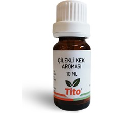 Tito Konsantre Çilekli Kek Aroması Suda Çözünür 10 ml