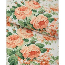English Home Mystic Rose Çift Kişilik Nevresim Seti 200 x 220 cm Turuncu