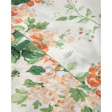 English Home Mystic Rose Çift Kişilik Nevresim Seti 200 x 220 cm Turuncu