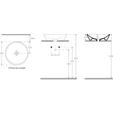 Isvea Sistemay Tezgah Üstü Lavabo 45 cm