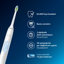 Philips Sonicare Protective Clean 5100 Şarjlı Diş Fırçası, Seyahat Kabı,Yedek Başlık-Beyaz HX6859/29