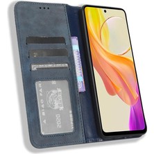 Manyi Market Vivo Y36 5g/4g Cüzdan Manyetik Kapatma Pu Deri Için Telefon Kılıfı (Yurt Dışından)