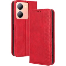Manyi Market Vivo Y36 5g/4g Cüzdan Manyetik Kapatma Pu Deri Için Telefon Kılıfı (Yurt Dışından)