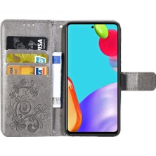 SZY Market Samsung Galaxy A52 5g Flip Kapak Kılıf Için Kılıf Kısa Kayış Dört (Yurt Dışından)