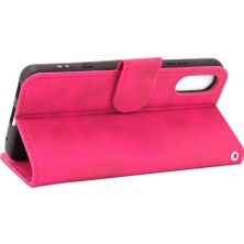 BDT Market Sony Xperia Ace Ii Için Kılıf Tam Koruma Deri Folio Flip Case Kart (Yurt Dışından)