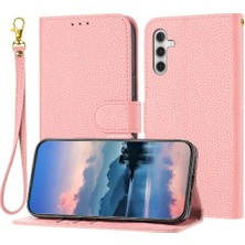 BDT Market Samsung Galaxy A54 5g Için Telefon Kılıfı Cüzdan Flip Folio Pu Deri Litchi (Yurt Dışından)