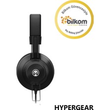 Hypergear 2024 V50 Type-C ve 3.5mm Jack Girişli Mikrofonlu Kablolu Kulaküstü Kulaklık Siyah