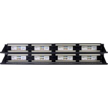 Vatpan 19" 48 Port Cat6 Patch Panel Dolu