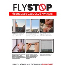 Fly Stop Flystop Aparatlı Fiberglass Pencere Sinekliği Özel Ölçü