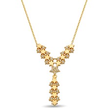 ÇGK KUYUMCULUK Yıldız Altın Kolye CGKKKLY056