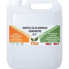 Tito  Karpuz Çilek Aroması [suda Çözünür] 5 Lt