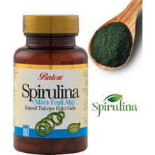 Balen Spirulina Mavi-Yeşil Alg 80 Adet Kapsül Takviye Edici Gıda 375 Mg