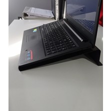 Woodhub Siyah Tüm Modellerle Uyumlu Çelik Netbook - Laptop Standı Yükseltici Altlık A4