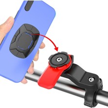 Trendfone Motorsiklet Bisiklet Gidon Telefon Tutucu 360' Dönebilen Tak Çıkar Pratik Kullanım
