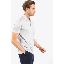 Karaca Erkek Büyük Beden Polo Yaka T-Shirt-Açık Gri