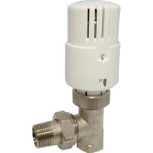 E.C.A Trv4 Termostatik Köşe Radyatör Vanası