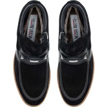 Marıo Brunı Erkek Hakiki Deri Siyah Casual Bot 104 14515 Erk Bot SK23/24 Black Suede