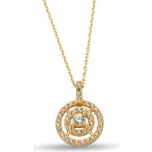 ÇGK KUYUMCULUK Altın Taşlı Kolye CGKKKLY075