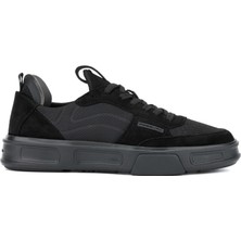 Fessura Erkek Deri & Tekstil Siyah Sneakers & Spor Ayakkabı 1001 REF001 Erk Ayk SK23/24 Black