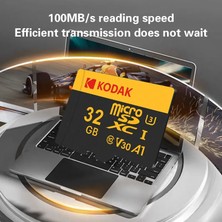 Kodak 32Gb.Micro Sd Hafıza Kartı Clas 10 4K Uv3 V30 A1 Ultra Performans Hafıza Kartı Orjinal