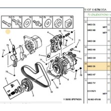 a.b.a V Kayış Bilyası 106 Partner Berlingo Saxo (25406453-6453.S4)