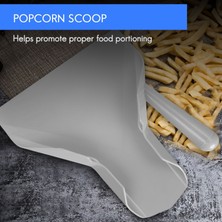 Kigiwaa Plastik Talaş Kepçesi Patates Kızartması Kürek Yükleyici Talaş Paketleme Küreği Huni Patlamış Mısır Fast Food Sağ Kol (Yurt Dışından)