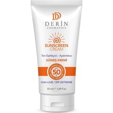 Derin Cosmetics Ton Eşitleyi ve Aydınlatıcı Güneş Kremi