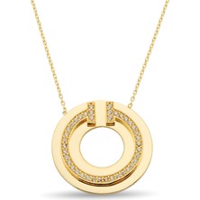 ÇGK KUYUMCULUK Altın Taşlı Kolye CGKKKLY081