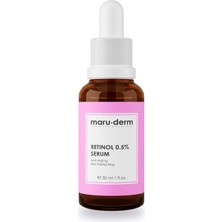 Maru.derm Retinol 0.5% Cilt Yenileyici Bakım Serumu 30 ml