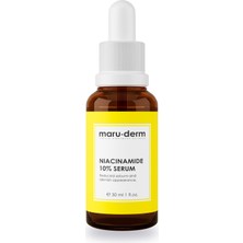 Maru.derm Niacinamide %10 + Hyalüronik Asit + Panthenol Cilt Bakım Serumu 30 ml