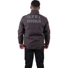 Yalın Üniforma Özel Güvenlik Softshell Mont - Özel Güvenlik Kışlık Mont