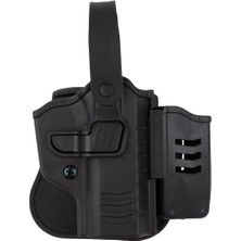 Polis Sepeti To Gun Holster Sarsılmaz K12 Tabanca Kılıfı Seviye 2 Önü Şarjörlüklü Siyah