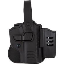 Polis Sepeti To Gun Holster 14'lü Browning Tabanca Kılıfı Seviye 2 Önü Şarjörlüklü Siyah