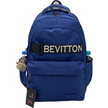 Bevitton Özel Su Itici Kumaş  Lacivert Okul Sırt Çantası 34200