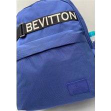 Bevitton Özel Su Itici Kumaş  Lacivert Okul Sırt Çantası 34200
