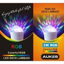 Aukes Rgb Disko Lambası