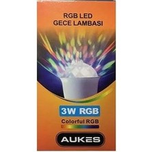 Aukes Rgb Disko Lambası