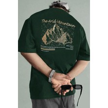 Teenage Millionaire Erkek Arid Mountain Yeşil Oversize Salas Boyfriend T-Shirt