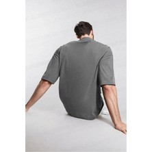 Teenage Millionaire Erkek Free Life Füme Bisiklet Yaka Oversize Salas T-Shirt