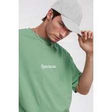 Teenage Millionaire Erkek Spectacular Açık Yeşil Oversize Salas Boyfriend T-Shirt