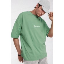 Teenage Millionaire Erkek Spectacular Açık Yeşil Oversize Salas Boyfriend T-Shirt