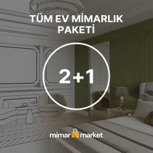 Mimar Market Tüm Ev Mimarlık Paketi 2+1