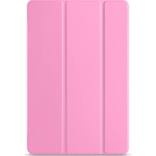 Kilifone - Samsung Galaxy Tab A8 10.5 SM-X200 (2021) - Tablet Kılıfı Smart Cover Standlı 1-1 Kılıf - Pembe